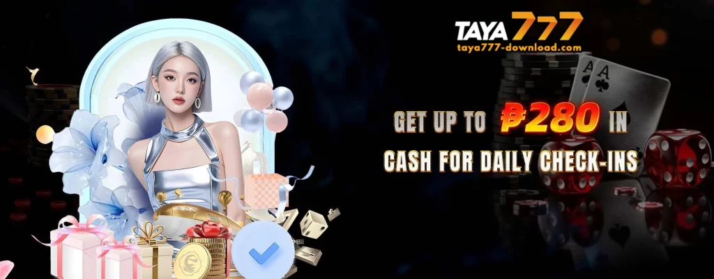 TAYA777 mobile download page showing app installation guide and login access for online casino platform